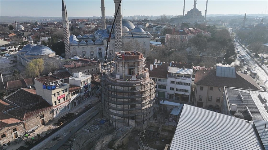 Edirne'de tarihi Makedon Kulesi'nin dış cephe çalışmaları tamamlandı — Detaylı Analiz