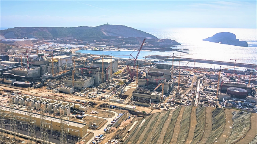 Akkuyu NGS'nin dördüncü güç ünitesinde reaktör şaftının kritik yapısal bileşeni monte edildi