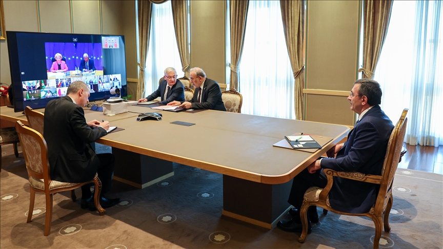 Cumhurbaşkanı Yardımcısı Yılmaz, İran Konulu Uluslararası Çevrim İçi Toplantıya Katıldı