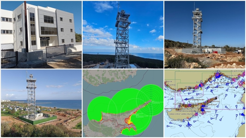 KKTC'deki Gemi Trafik Gözetleme İstasyonları İnşaatı Tamamlandı