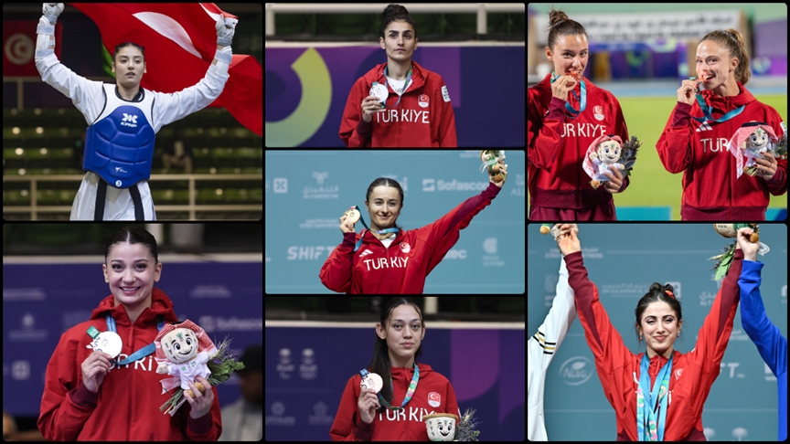 Kadın Milli Sporcular, 2025'te Uluslararası Arenada 4 Bin 827 Madalya Kazandı
