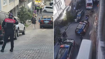 Kağıthane'de gençler polise saldırdı, bir kişi ağır yaralandı