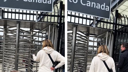 Çocuk oyun oynarken Kanada'ya geçti, sosyal medyada viral oldu