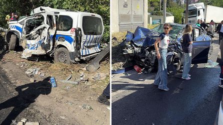 İzmir Bornova'da freni patlayan tır 10 araca çarptı, ölüler var