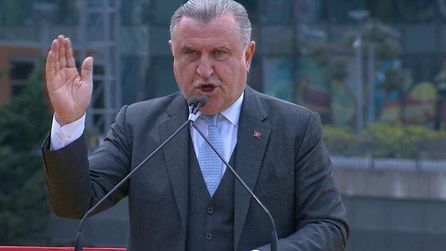 Osman Aşkın Bak Galatasaray tesisleri için temel atma töreninde konuştu