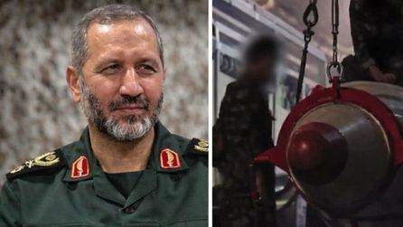 İran Devrim Muhafızları yer altındaki füze stoklarını sergiledi