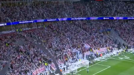 Atletico Madrid ve Arsenal maçında ilginç anlar yaşandı