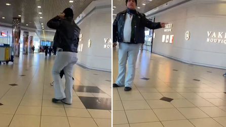 Ajdar alışveriş merkezinde gençlerle gergin anlar yaşadı