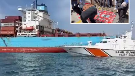 İstanbul açıklarında 106 kilogram kokain ele geçirildi