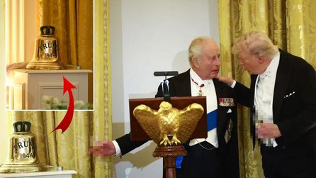 Kral Charles, Trump'a özel hediye ile Washington'da buluştu