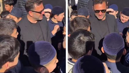 Okan Buruk, Kur'an kursu öğrencileriyle bir araya geldi