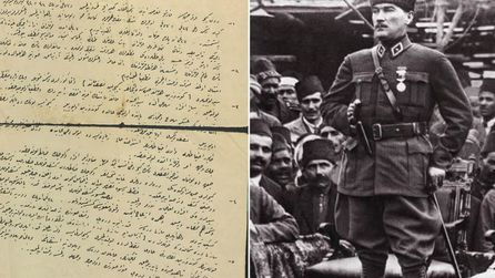 Atatürk'ün 111 yıl önceki emir belgesi gün yüzüne çıktı