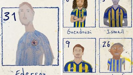 Fenerbahçe, 23 Nisan için çocukların çizimleriyle kadrosunu açıkladı
