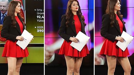 Ezgi Kılıç'ın canlı yayındaki kıyafeti sosyal medyada gündem oldu