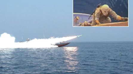 Savaşta bir ilk! Geminin el değiştirme görüntüleri yayınlandı