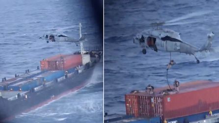 ABD Merkez Komutanlığı, ticari gemiye operasyon düzenledi