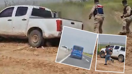 Akçakale'de insan kaçakçılığına yönelik 10 kilometrelik kovalamaca