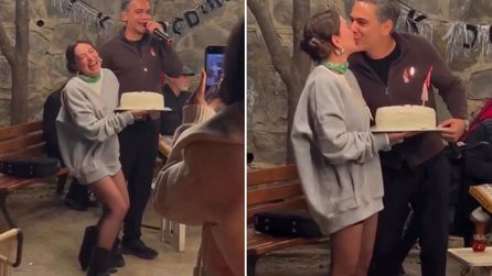 Kadir Doğulu 44. yaşını eşiyle bahçede kutladı