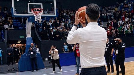 Suriye ve Lübnan milli basketbol takımları dostluk maçında karşılaştı