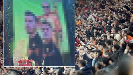 Galatasaray-Fenerbahçe maçında tartışmalı pankart hazırlandı
