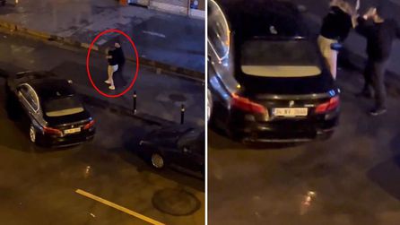 İstanbul Kartal'da kadına şiddet olayı ve müdahale anları