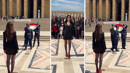 23 Nisan'da Anıtkabir'de Anaokulu Çelenk Töreni Yapıldı