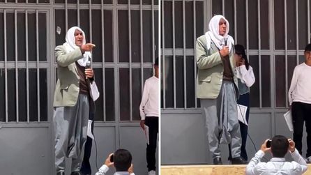 Şanlıurfa 23 Nisan kutlamasında dikkat çeken performans