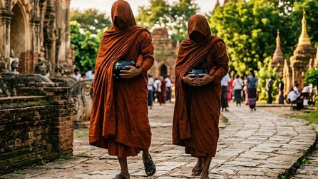 Budist keşişlerin valizlerinde uyuşturucu bulundu