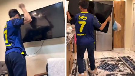 Fenerbahçe taraftarından derbi sonrası sinir krizi