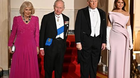 Trump, Kral Charles onuruna verilen yemekte İran konusunu gündeme getirdi