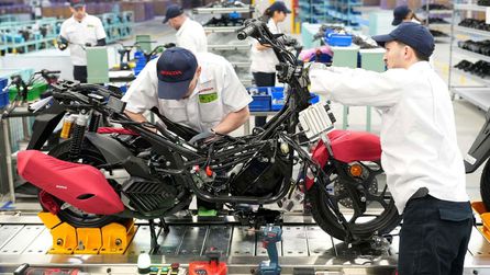 Honda Türkiye Motosiklet Fabrikası İzmir Aliağa'da açıldı