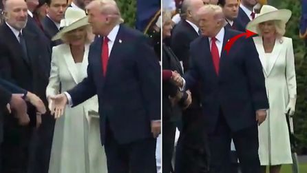 Trump'ın Kraliçe Camilla ile Törendeki Protokol Hatası