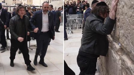 Javier Milei İsrail'de Ağlama Duvarı'nı Ziyaret Etti