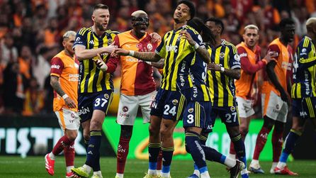 Galatasaray-Fenerbahçe derbisinde topun oyunda kalma süresi