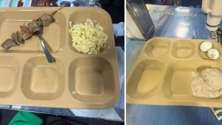 USS Abraham Lincoln'da yemek kalitesi iddiaları fotoğraflarla gündeme geldi