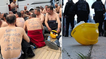 Eskişehir'de 110 madenci gözaltına alındı