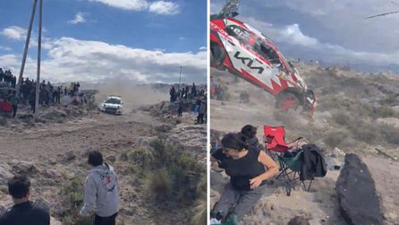 Arjantin'de Ralli Yarışında Seyircilere Araç Daldı
