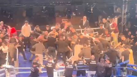 Türk ve Rus boksör arasında büyük kargaşa yaşandı