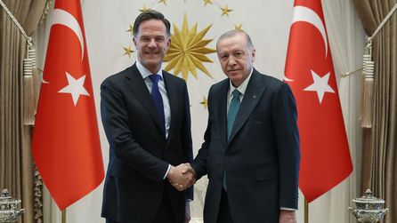 Cumhurbaşkanı Erdoğan NATO Genel Sekreteri Rutte ile görüştü