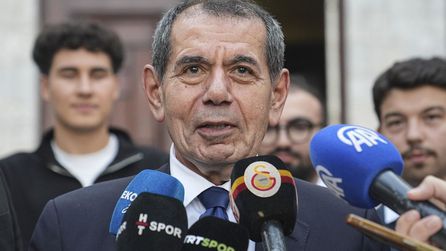 Galatasaray yeni tesisleri için temel atma töreni hazırlığında