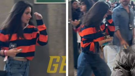 Duru Nayman Kanye West konserinde kameralarla yüzleşti