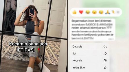 Boşanma davası sonrası gelen mesaj kadını şaşırttı