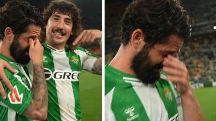 Isco'nun gözyaşları Real Betis'in tarihi başarısını yansıttı