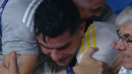 Cristiano Ronaldo Al Nassr ile şampiyonluğun ardından gözyaşlarına hakim olamadı