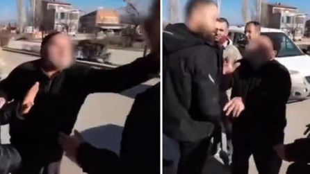 Ankara'da ilginç olay, gençleri sakinleştirmek için tokatladı