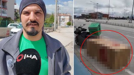 Kurye yol kenarında bulduğu buzdolabını sahibine ulaştırdı