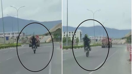 Motosikletin 8 Saniyelik Şovu Cezayla Sonuçlandı