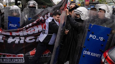 İstanbul'da 1 Mayıs kutlamalarında 575 kişi gözaltına alındı