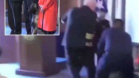 Şili'de Narkotik Köpeği Tören Esnasında Tümamiralin Cebine Saldırdı