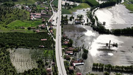 Tokat'ta taşkın nedeniyle birçok mahalle ve köy boşaltıldı